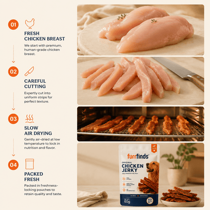 furrfinds Original Chicken Jerky - furrfinds.com
